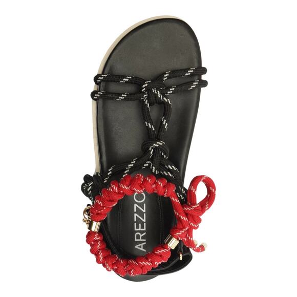 Arezzo Women's Miranda Flatform Sandals Black Size 9 M - Picture 3 of 4